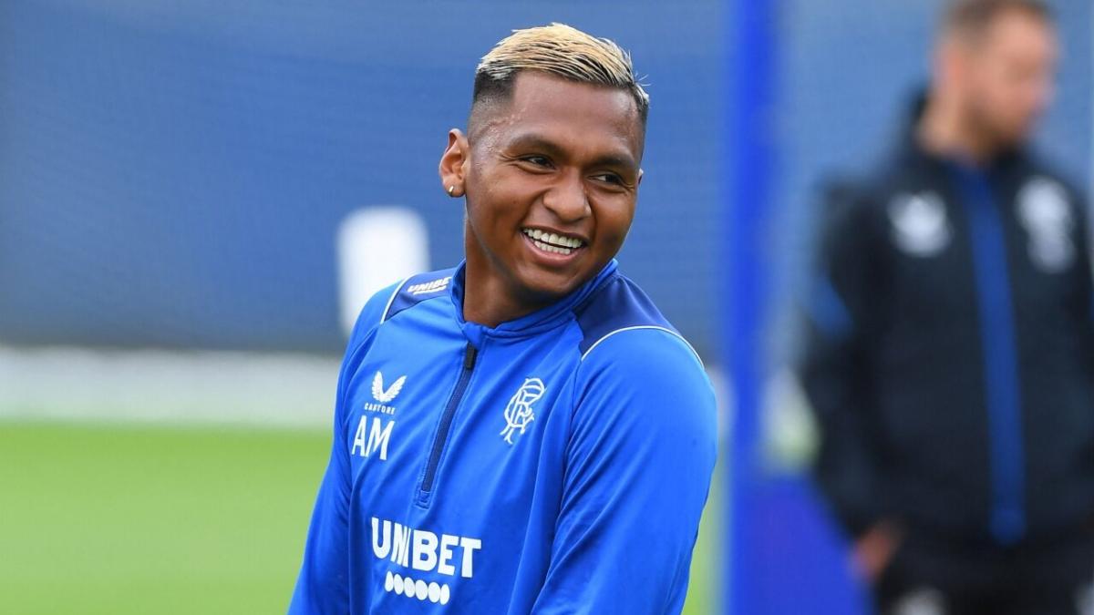 Rangers striker Alfredo Morelos